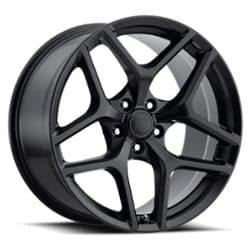 Factory Reproductions FR 27F Z28 Camaro 20x9 5x120 27 ET 66.9 CB Satin Black