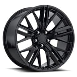 Factory Reproductions FR 28 ZL1 Camaro 20x9 5x120 25 ET 66.9 CB Gloss Black