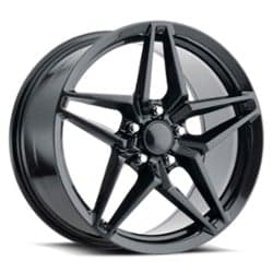 Factory Reproductions FR 29 C7 ZR1 Corvette 19x10 5x120.65 40 ET 70.3 CB Carbon Black