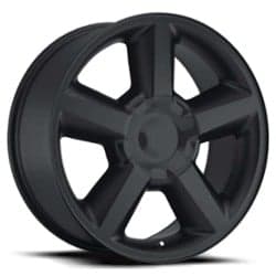 Factory Reproductions FR 31 Chevy Tahoe 22x9 6x139.7 30 ET 78.1 CB SatinBlack