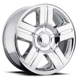 Factory Reproductions FR 37 Chevy TX Slvrado 20x8.5 5x127 0 ET 78.1 CB Chrome