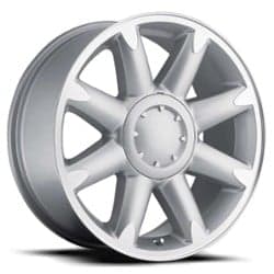 Factory Reproductions FR 38 YukonDenali 20x8.5 6x139.7 31 ET 78.1 CB Silver Machine