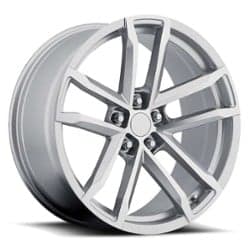 Factory Reproductions FR 41 Camaro ZL1 20x10 5x120.65 35 ET 66.9 CB Silver Machine Face