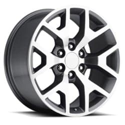 Factory Reproductions FR 44 GMC Sierra 26x10 6x139.7 31 ET 78.1 CB Gray Machined Face