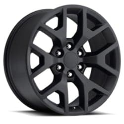 Factory Reproductions FR 44 GMC Sierra 26x10 6x139.7 31 ET 78.1 CB Satin Black