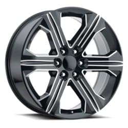 Factory Reproductions FR 47 2018 Sierra 24x10 6x139.7 30 ET 78.1 CB Black Ball Milled