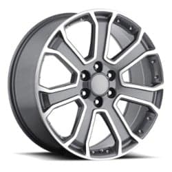 Factory Reproductions FR 49 Yukon Denali 22x9 6x139.7 31 ET 78.1 CB Gray / Machine