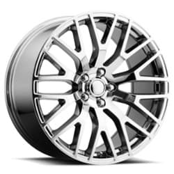 Factory Reproductions FR 54 Mustang 20x8.5 5x114.3 35 ET 70.6 CB PVD Black Chrome