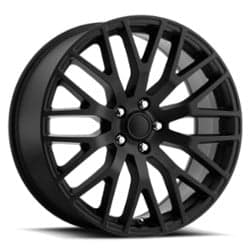 Factory Reproductions FR 54 Mustang Perf 20x8.5 5x114.3 35 ET 70.6 CB Satin Black