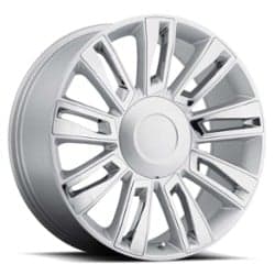 Factory Reproductions FR 58 Escalade 22x9 6x139.7 31 ET 78.1 CB Silver/Chrome Inserts