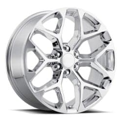 Factory Reproductions FR 59 Chevy Snowflake 24x10 6x139.7 24 ET 78.1 CB Chrome