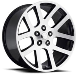 Factory Reproductions FR 60 Ram SRT10 24x10 5x139.7 25 ET 77.8 CB Black Machine Face