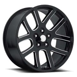 Factory Reproductions FR 60 Ram SRT10 20x9 5x139.7 25 ET 77.8 CB Black/Ball Milled