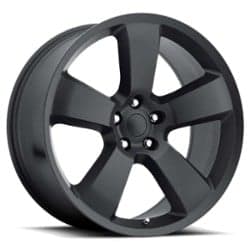 Factory Reproductions FR 61 Charger 20x9 5x115 20 ET 71.5 CB Satin Black