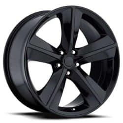 Factory Reproductions FR 62 Challenger 20x9 5x115 20 ET 71.5 CB Gloss Black