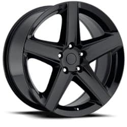 Factory Reproductions FR 63 Jp SRT8 20x10 5x127 50 ET 71.5 CB Gloss Black