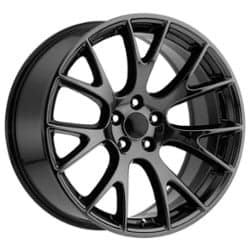 Factory Reproductions FR 70 Hellcat 22x9 5x115 18 ET 71.5 CB PVD Black Chrome