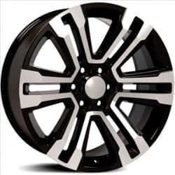 Factory Reproductions FR 72 Escalade 24x10 6x139.7 30 ET 78.1 CB Black Machined Face