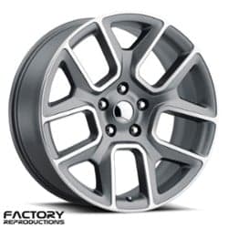 Factory Reproductions FR 76 19 Ram1500 22x9 5x139.7 15 ET 77.8 CB Satin Gray/Machined Face