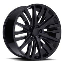 Factory Reproductions FR 97 GMC Split-6 Spoke 22x9 6x139.7 28 ET 78.1 CB Gloss Black