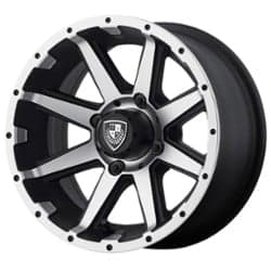 Fairway Alloy FA136 Rebel 14x6.5 4x101.6 -23 ET 70.7 CB Machined Matte Black