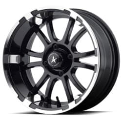 Fairway Alloy FA134 Sixer 14x6.5 4x101.6 -20 ET 70.7 CB Machined Matte Black