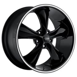 Foose Legend F104 18x8 5x120.65 1 ET 72.56 CB Black Milled