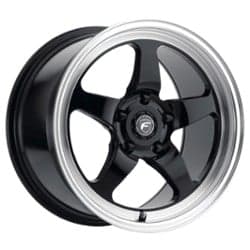 Forgestar D5 Drag 17x5 5x114.3 -21 ET 78.1 CB Gloss Black Machined