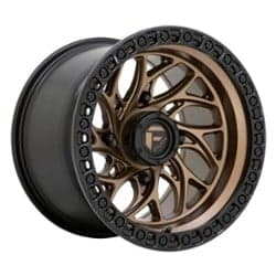 Fuel UTV D777 Runner 15x7 4x137 10 ET 110.2 CB Bronze With Black Ring