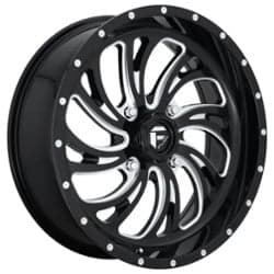 Fuel UTV Kompressor D641 18x7 4x137 13 ET 110.1 CB Gloss Black / Milled