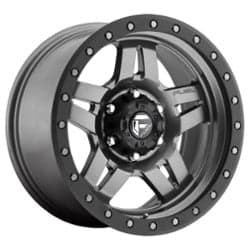 Fuel Anza D558 15x8 5x114.3 -18 ET 72.56 CB Matte Anthracite with Black Ring