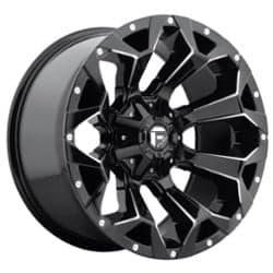 Fuel Assault D576 18x9 5x114.3/5x127 -12 ET 78.1 CB Gloss Black & Milled