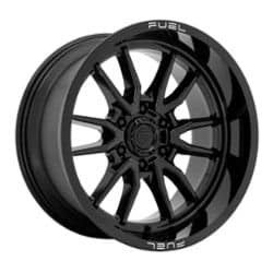 Fuel Clash 6 D760 24x12 6x139.7 -44 ET 106.1 CB Gloss Black