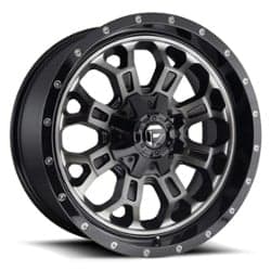 Fuel Crush D561 17x9 5x114.3/5x127 -12 ET 78.1 CB Gloss Black Double Dark Tint