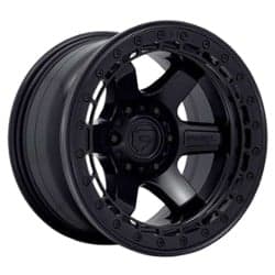 Fuel D122 Block Beadlock 17x8.5 6x135 0 ET 87.1 CB Matte Black With Matte Black Ring