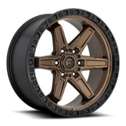 Fuel Kicker D699 17x9 5x127 -12 ET 71.5 CB Matte Bronze/Black Bead