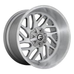 Fuel D715 Triton 26x12 8x180 -44 ET 124.2 CB Platinum Brushed Gunmetal Tinted Clear