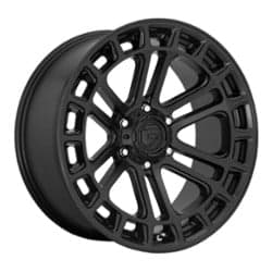 Fuel D718 Heater 20x9 6x139.7 1 ET 106.1 CB Matte Black