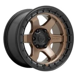 Fuel D751 Block 17x9 5x127 1 ET 71.5 CB Matte Bronze w/Black Ring