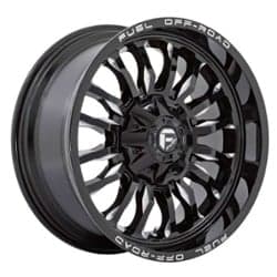 Fuel D795 Arc 20x9 5x114.3/5x127 1 ET 78.1 CB Gloss Black Milled