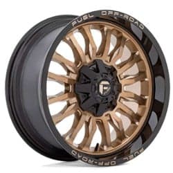 Fuel D797 Arc 20x9 5x127/5x139.7 1 ET 87.1 CB Platinum Bronze With Black Lip