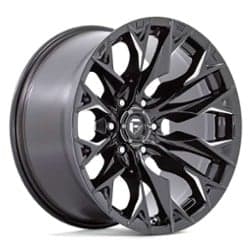 Fuel Flame 6 D803 20x9 8x180 20 ET 124.2 CB Gloss Black Milled