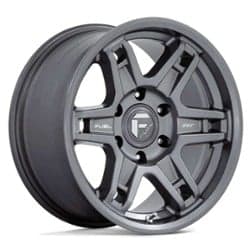 Fuel D838 Slayer 17x9 5x127 -38 ET 71.5 CB Matte Gunmetal