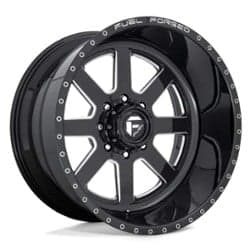 Fuel DE09 FF09D SSF 8 20x10 10x170 -24 ET 125.1 CB Matte Black Milled