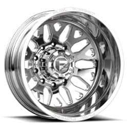 Fuel DE19 FF19D Dually Rear 24x8.25 8x200 -225 ET 142 CB Polished