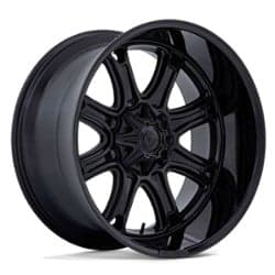 Fuel FC853MB Darkstar 24x12 Blank 5 Lug/Blank 6 Lug/Blank 8 Lug -44 ET 78.1 CB Matte Black w/Gloss Black Lip