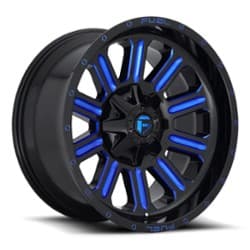 Fuel Hardline D646 20x9 6x120/6x139.7 19 ET 78.1 CB Gloss Black with Candy Blue