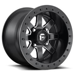 Fuel UTV Maverick Beadlock D938 UTV 18x7 4x156 38 ET 132 CB Black & Milled