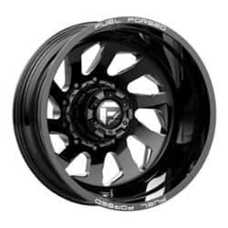 Fuel Mono DD39 Dually Rear 20x8.25 10x225 -202 ET 170.1 CB Black Milled