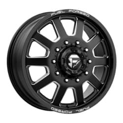 Fuel Mono DE092 Dually Front 20x8.25 8x210 105 ET 154.3 CB Matte Black Milled